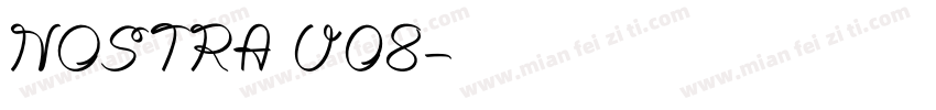 NOSTRA V08字体转换